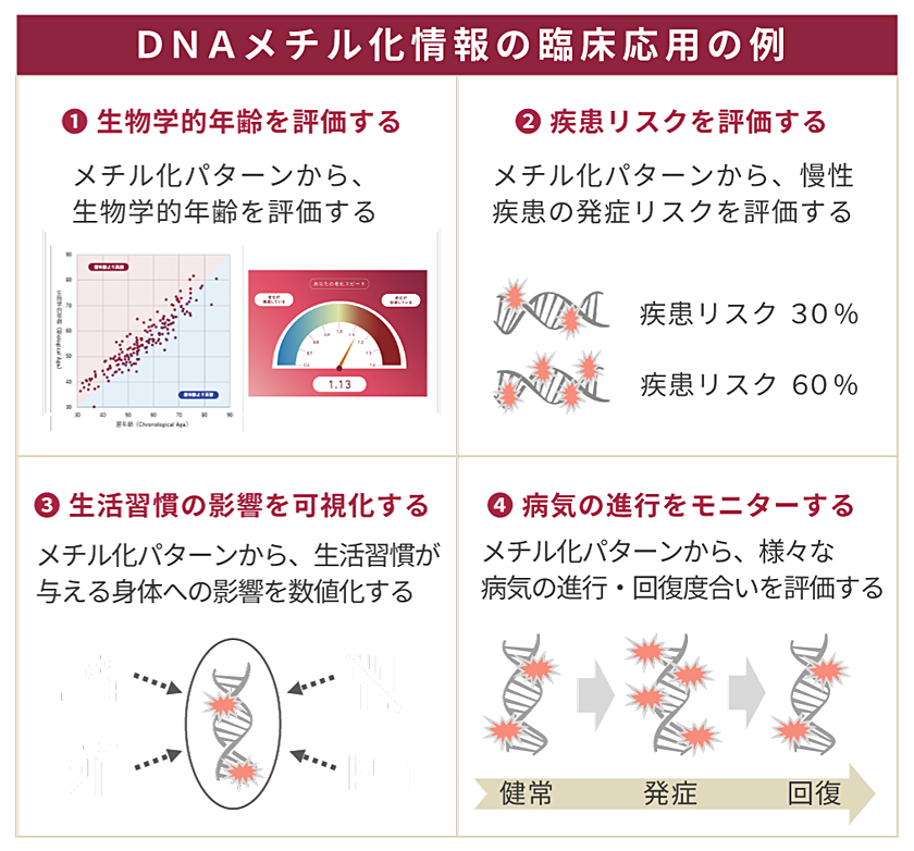 DNAメチル化臨床応用例